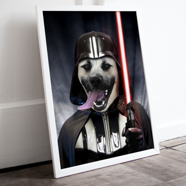 Portret Darth Vader w ramce
