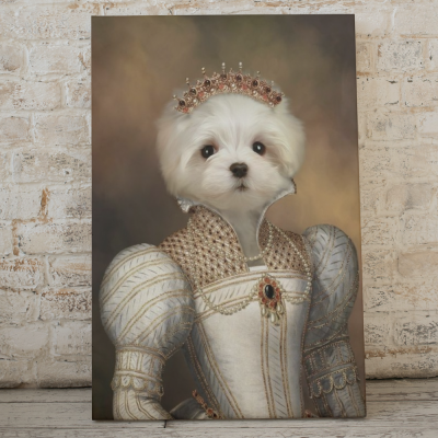 Portret Królowa na płótnie